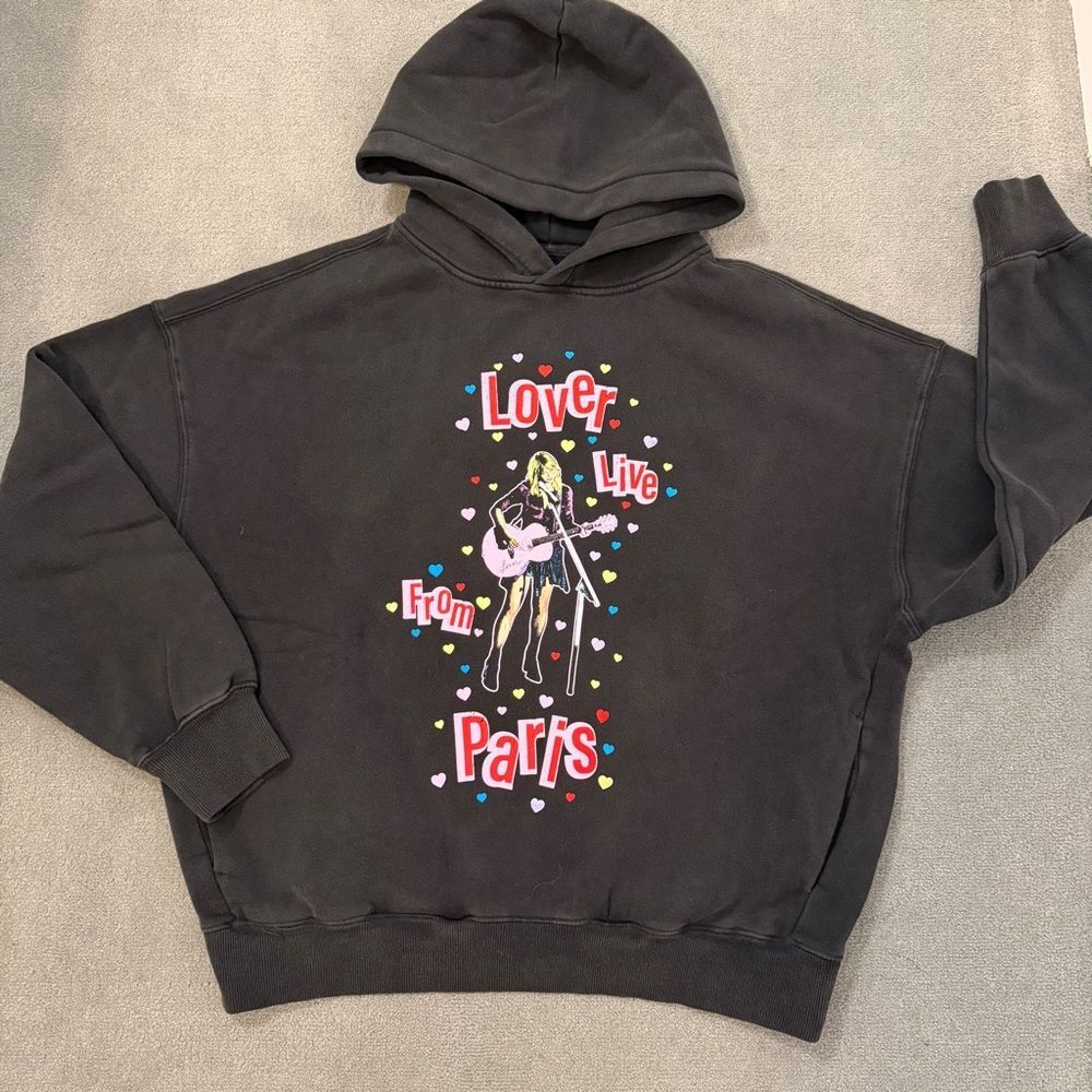 NWT Official Taylor Swift 'Live From Paris' Lover Concert Hoodie - Unisex Medium - Picture 3 of 10